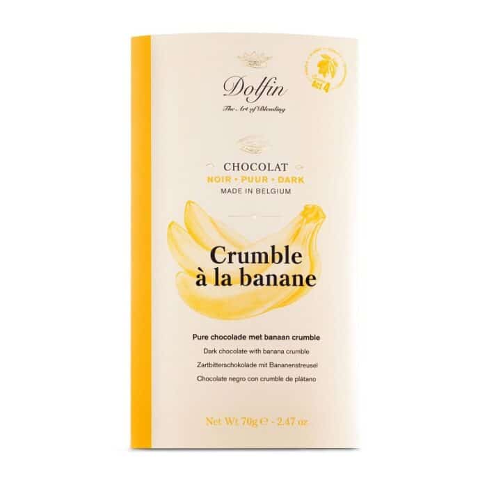 Dolfin Pure chocolade met Banaan Crumble