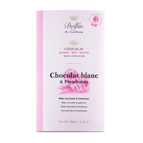 Dolfin Wiite chocolade en Frambozen