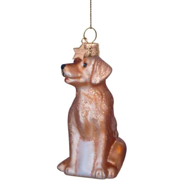 Glazen kerstdecoratie Golden Retriever