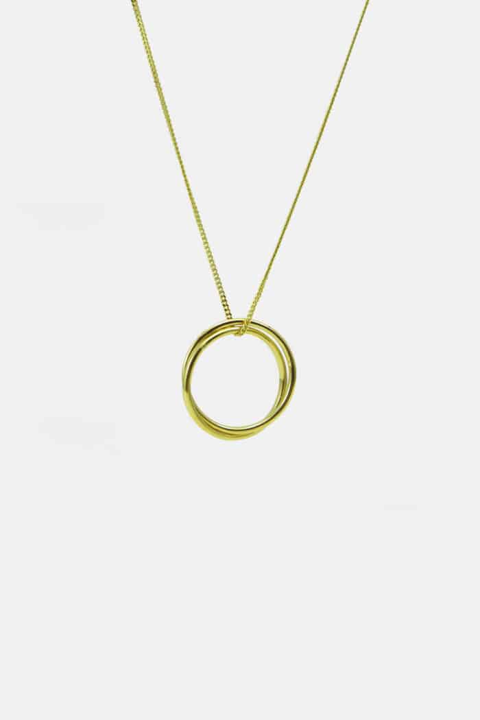 Ketting Two Circles Goud