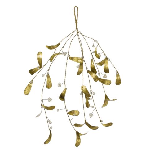 Mistletoe hanger goud large