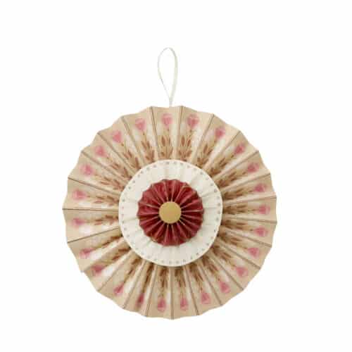 Paper Rosette Salon Cerise