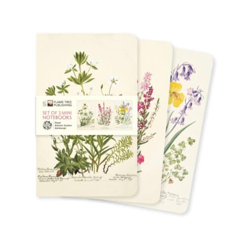 Set van 3 mini notebooks Royal Botanic Garden Edinburgh