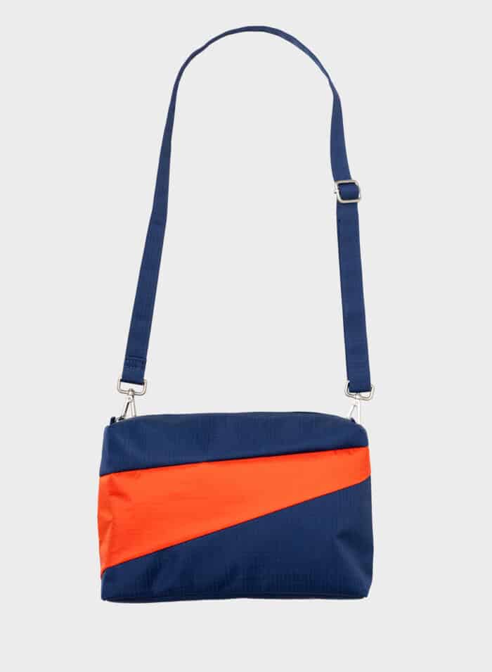 Susan Bijl Bum Bag Medium Navy & Red Alert