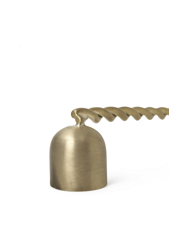 Twist Candle Snuffer Brass