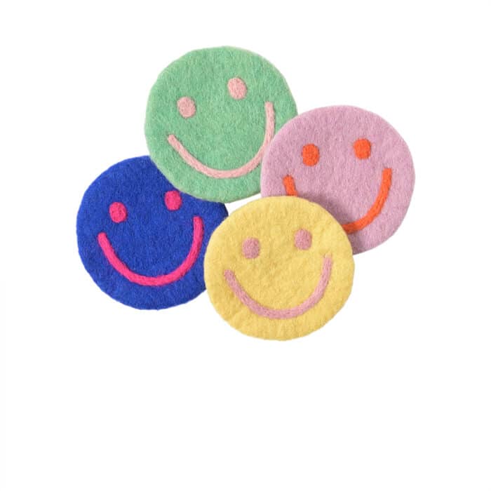 Aveva Coaster Smiley set/4