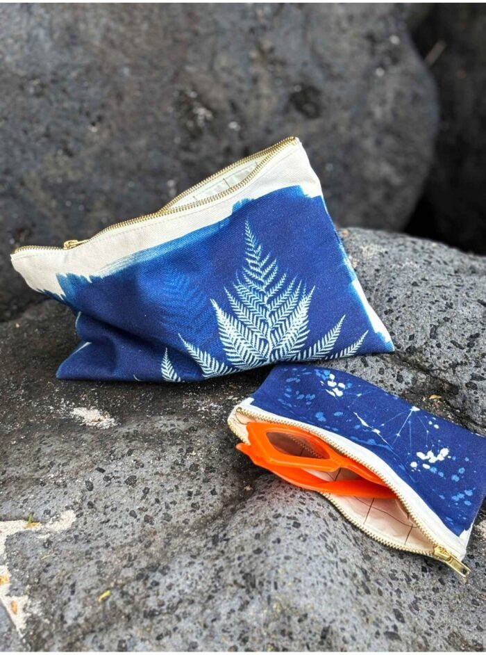 Cyanotype Pouch Large Fougere