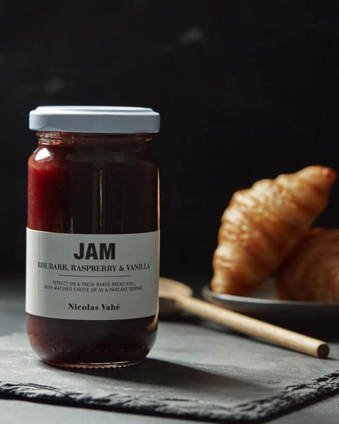 Nicolas Vahé Jam rhubarb, raspberry & vanilla