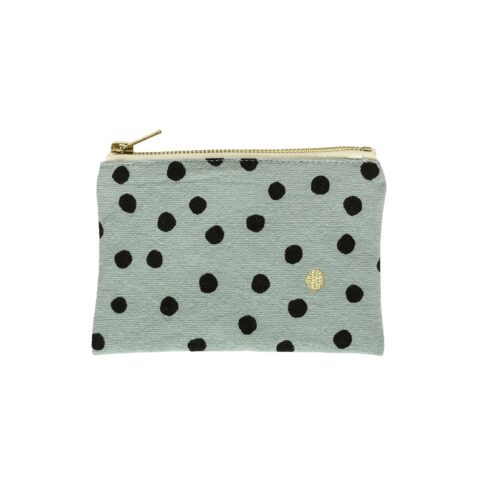 Pouch Polka Celadon Small