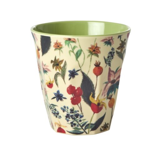 Rice melamine beker Wild Vintage Flower