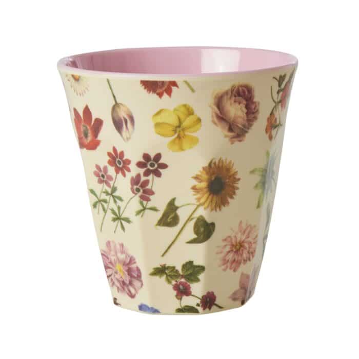 Rice melamine cup Floras Dream