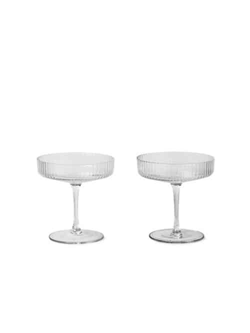 Ripple Champagne Glazen set van 2