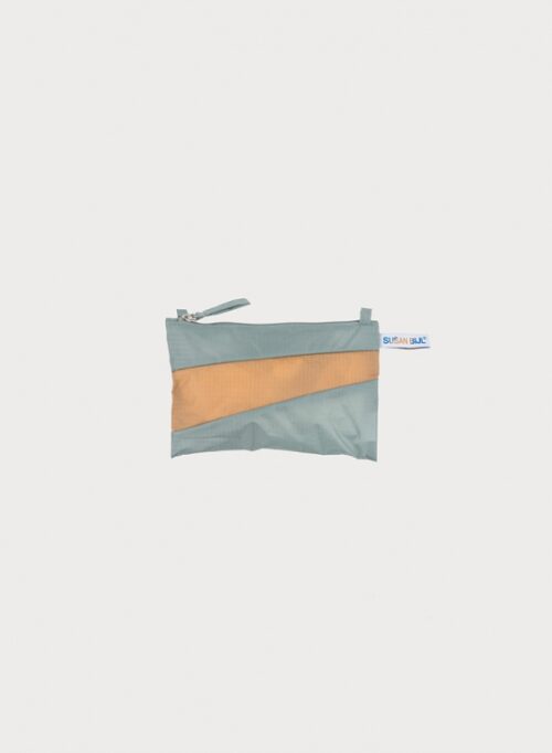 The New Pouch Small Grey & Camel