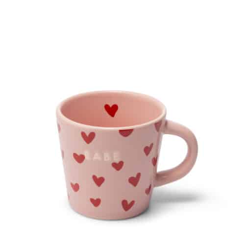 Espressokop heart Babe pink