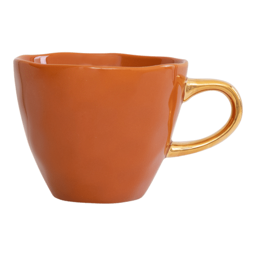 Good Morning Cappucino Cup Burnt Orange