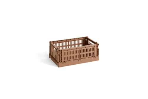 HAY colour crate Small terracotta