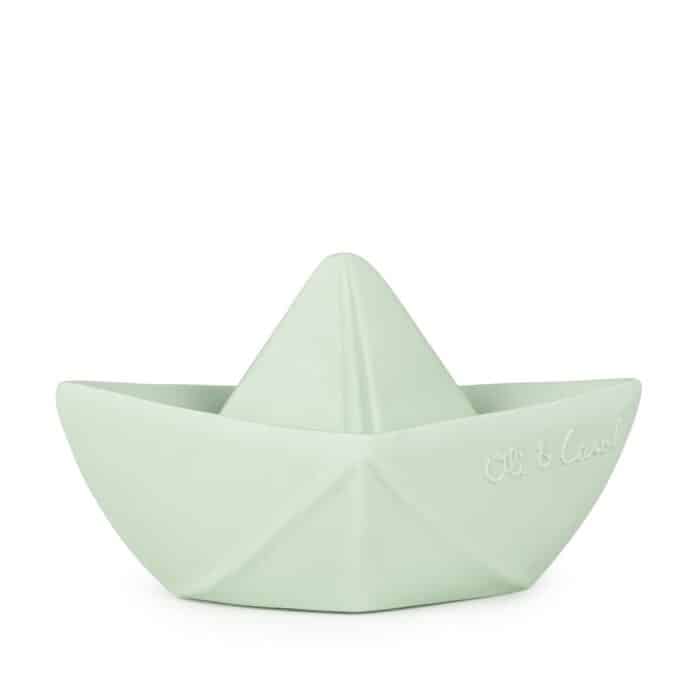 Origami Boat mint Badspeeltje