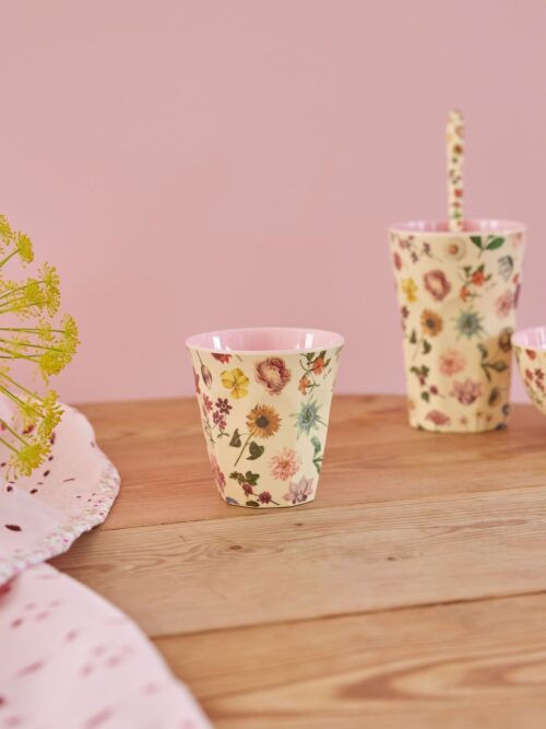 Rice melamine cup Floras Dream