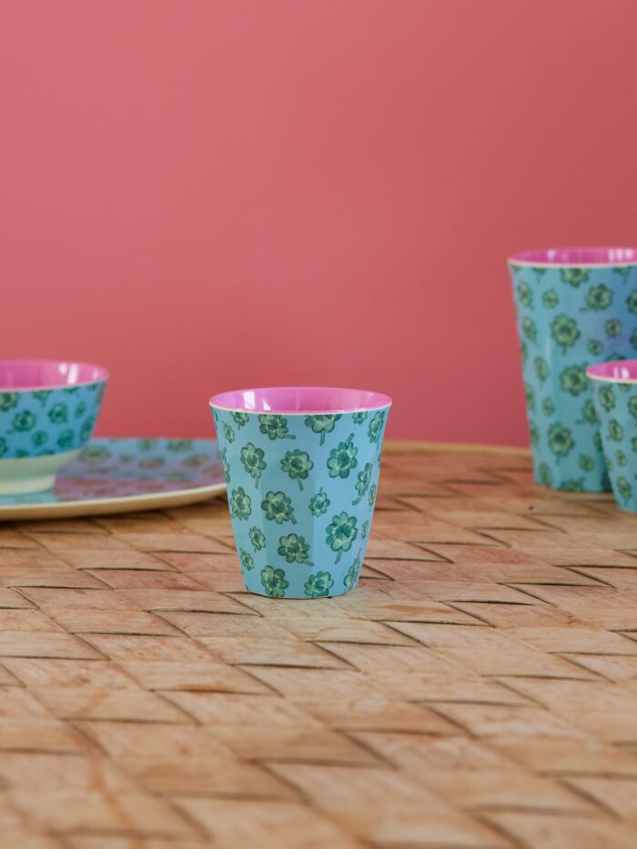 Rice melamine cup Good Luck