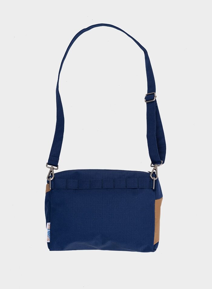 Susan Bijl Bum Bag M Navy & Camel