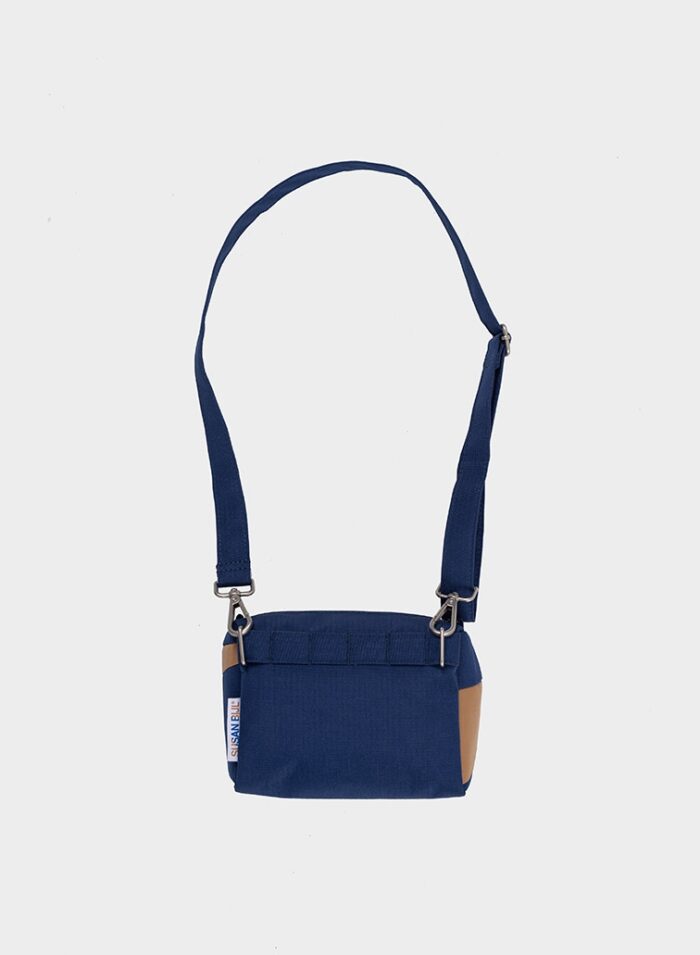 Susan Bijl Bum Bag S Navy & Camel