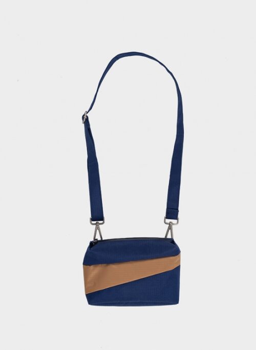 Susan Bijl Bum Bag S Navy & Camel