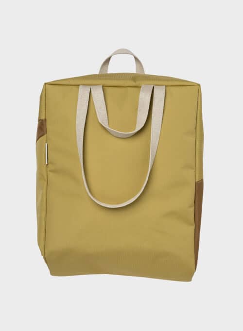 The New Tote Bag Large Moss & Camel