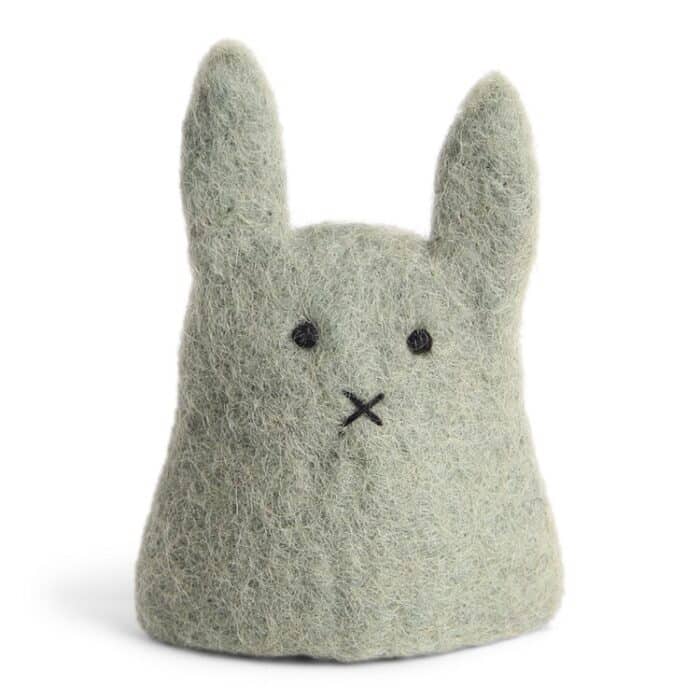 Bunny Green Eierwarmer vilt