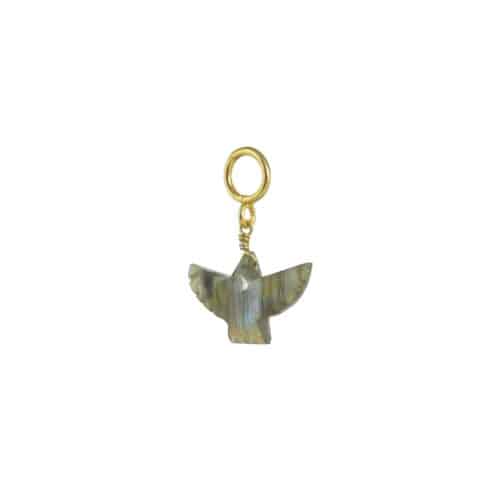 Labradorite Eagle Stone Charm