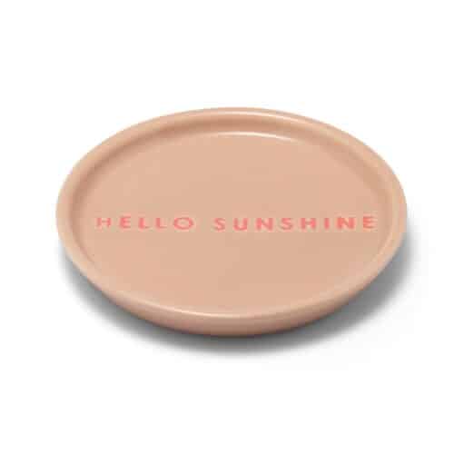 Petit Four Plate Hello Sunshine beige