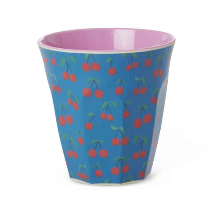 Rice melamine beker Cherry Love