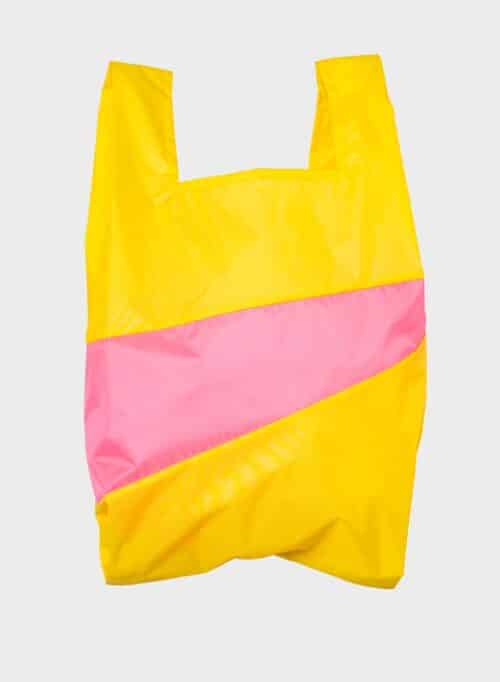 The New Shopping Bag Large TVYellow&FluoPink