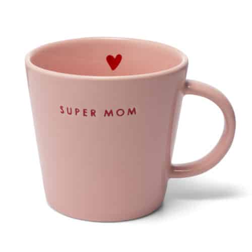 Theekop Super Mom pink