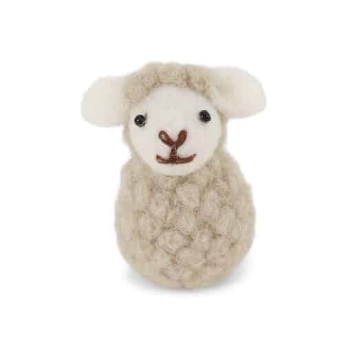 Vilten hanger Schaap Beige